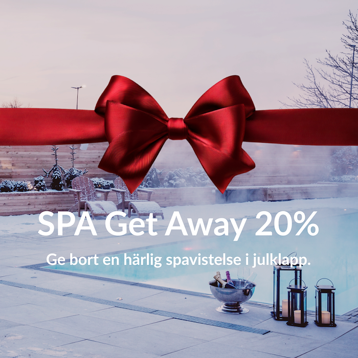 voucher-Julgåva- Spa Get Away i compact 20% rabatt
