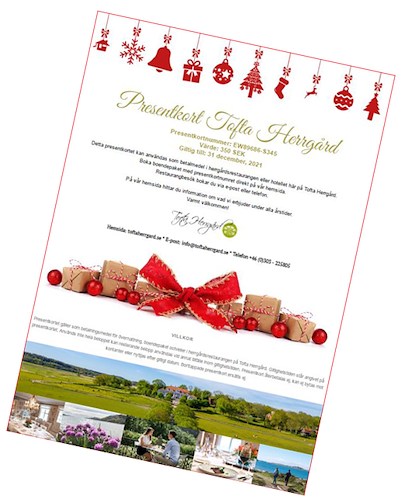 voucher-Ge bort Tofta i julklapp 🎁