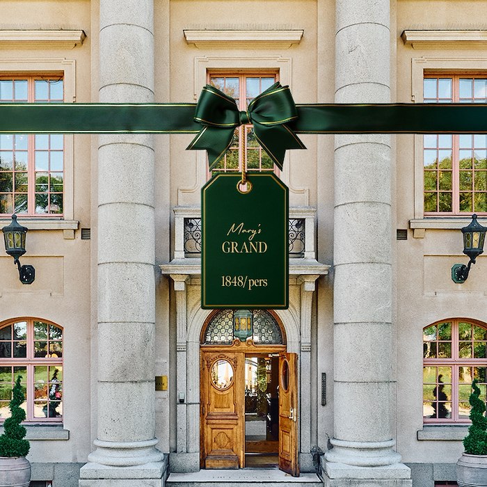 voucher-Julklappen - Mary's Grand - 3695 kr/ 2 pers