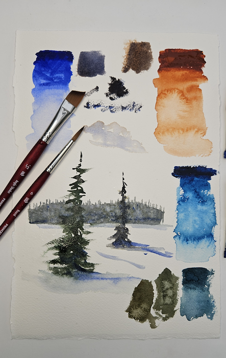 Primärbild av Akvarellhelg: Målning, natur & gemenskap