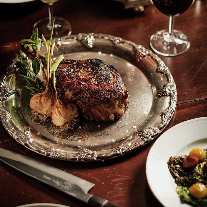 voucher-Trerättersmiddag i slottsrestaurangen