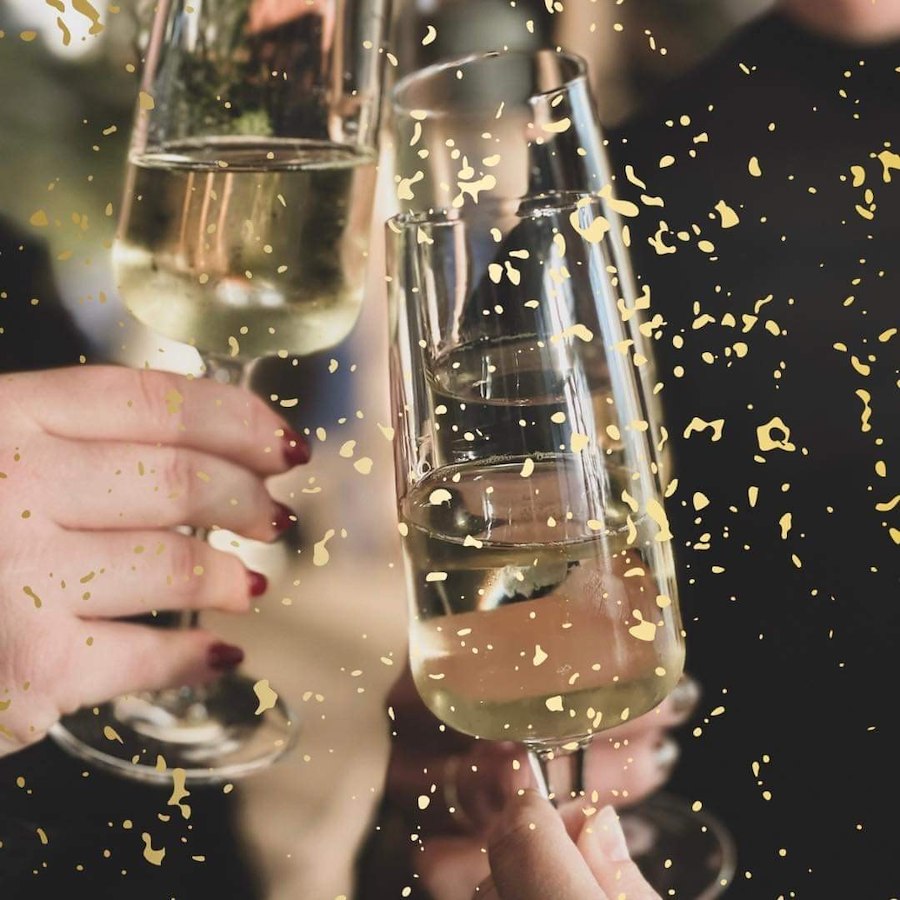 Gott nytt år - Nyårssupé med övernattning
