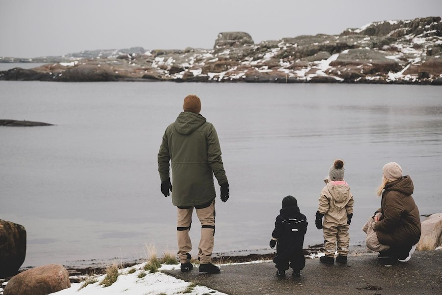 Vintervandring längs klipporna