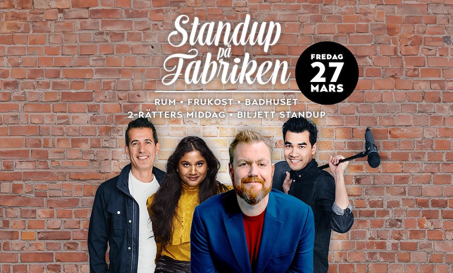 Primärbild av Standup på Fabriken med Kristoffer Appelquist
