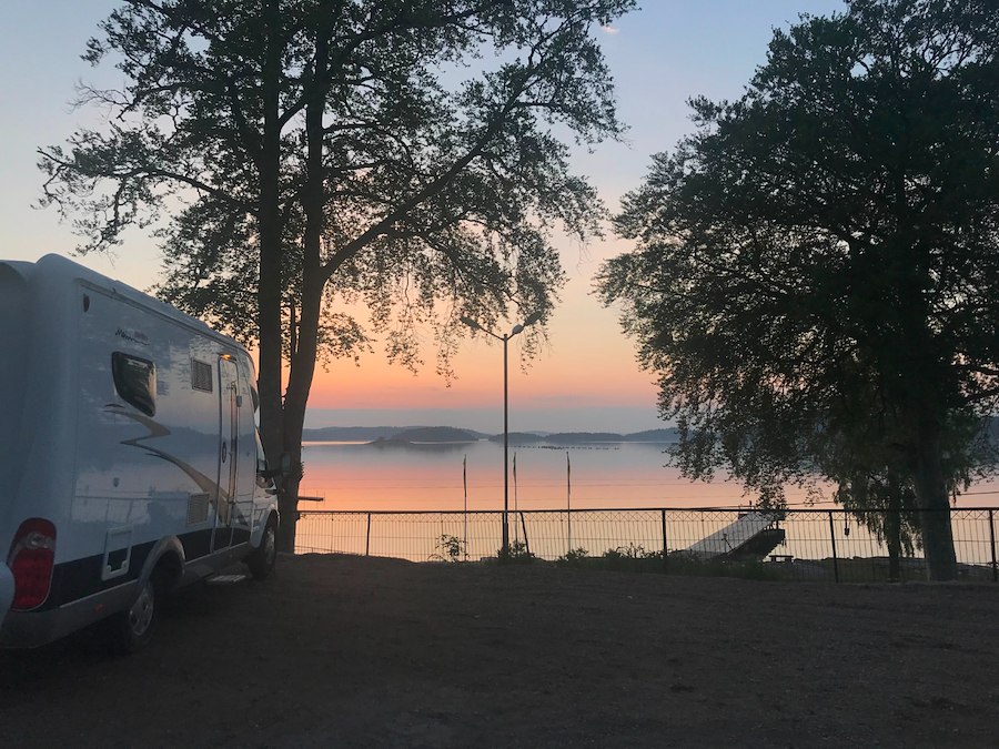 Campervan pitch with sea view max 6 m