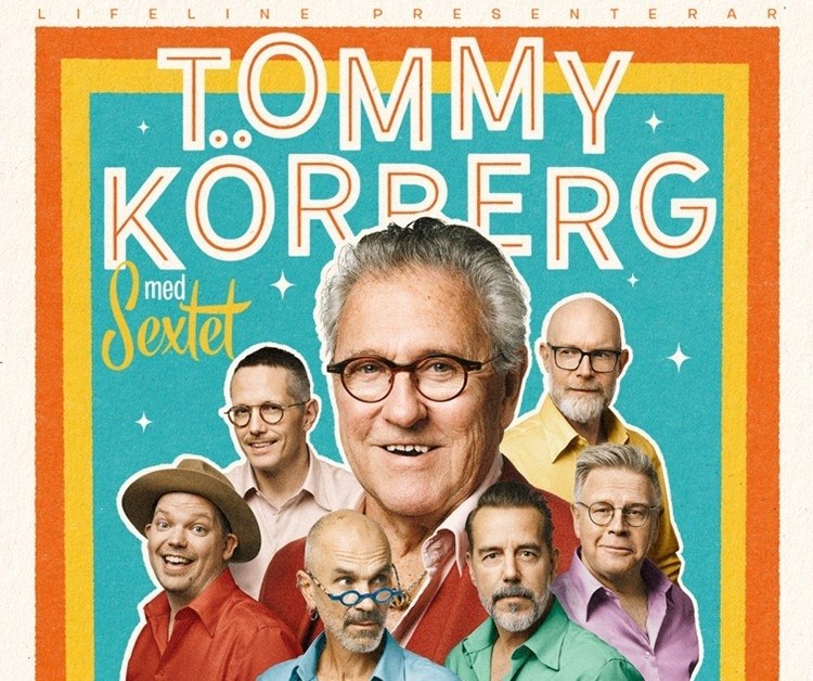 Primärbild av Tommy Körberg med Sextet - Middag i Matsalen