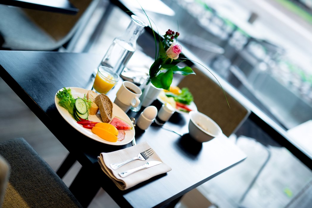 Frukost för två på Hotell Pommern