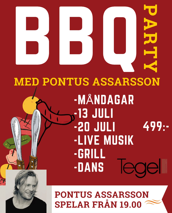 Primärbild av BBQ PARTY W/ PONTUS ASSARSSON