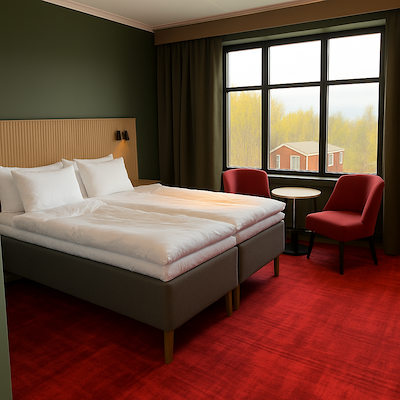 Superior rum mot gården plan 5