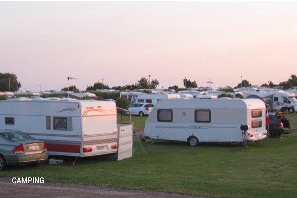 Camping pitch caravan/Motorhome incl. Electricity – 10 x 10 metres