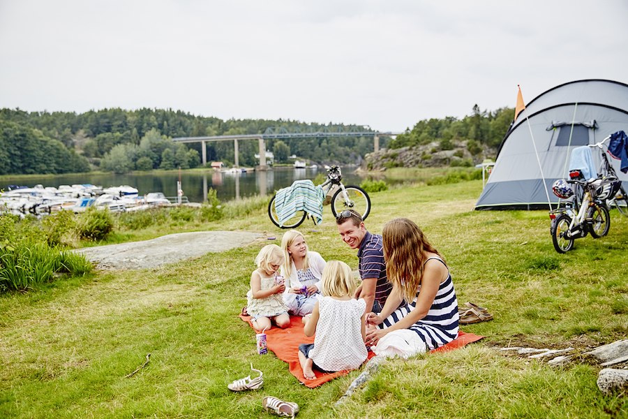 Tent pitch max 5 persons