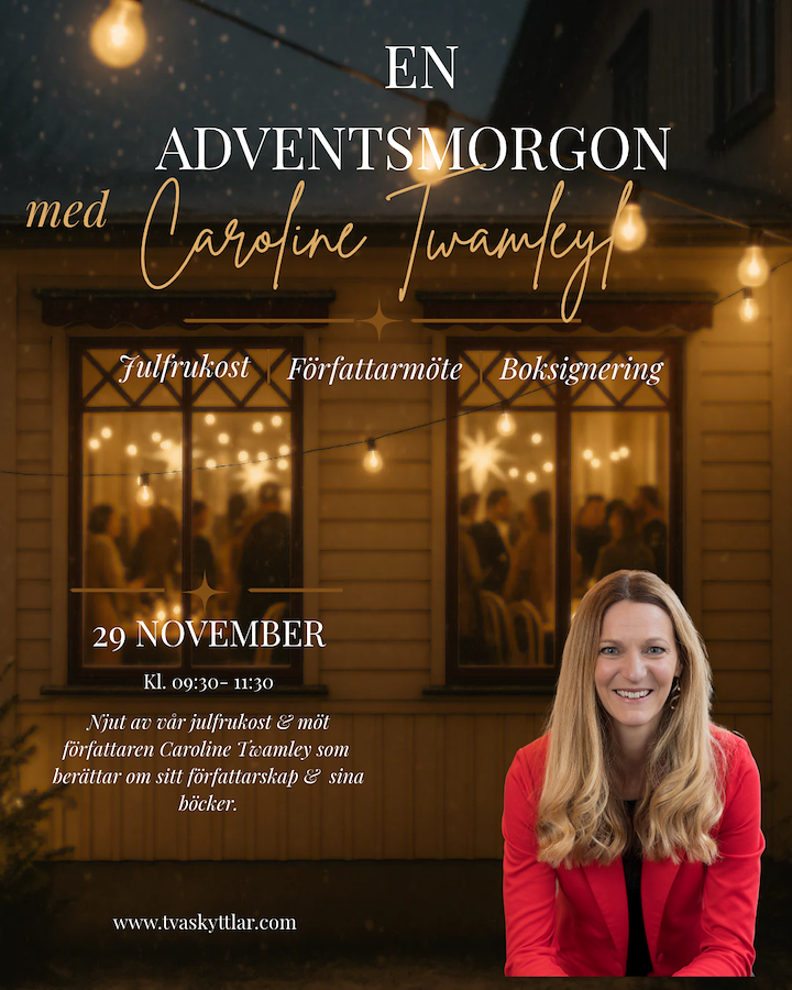Julfrukost & författarmöte Caroline Twamley
