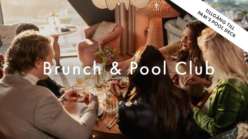 ENTRÉ POOL CLUB & SPA INK BRUNCH – från 695kr