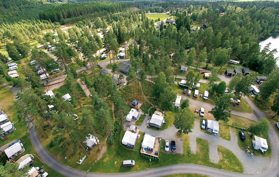 Tent pitch without electricity