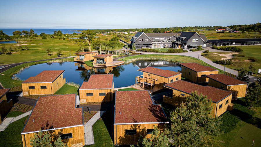 Golfhus med altan - andra raden