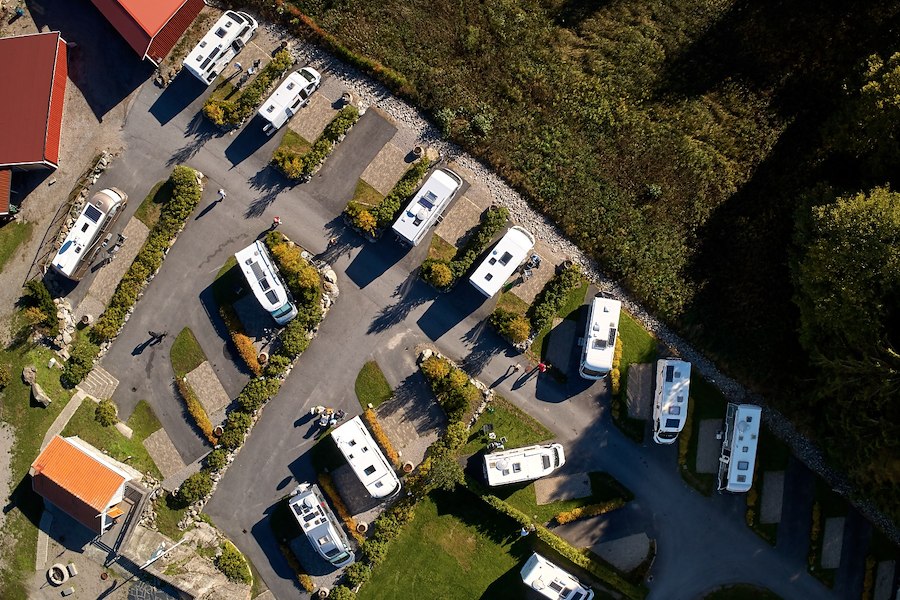 Motorhome park incl water, electricity, internet + TV (motorhomes max 8 m)