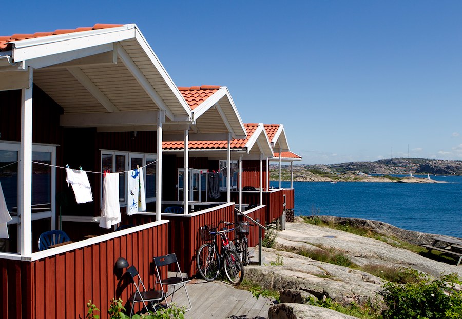 Sjöbodhütte 5 Betten mit meeresblick 