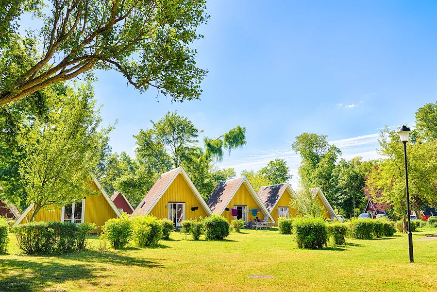 Camping cottage (4 beds, WC/Shower)