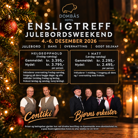 Ensligtreff julebordsweekend-image