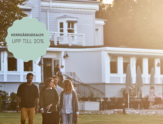 Boka The manor package på Aspenäs Herrgård