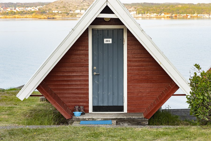 Extra kleines Minicottage, 2 Schlafplätze, Meerblick
