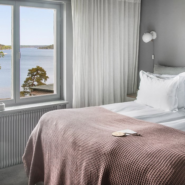 Double room Ektofta with sea view