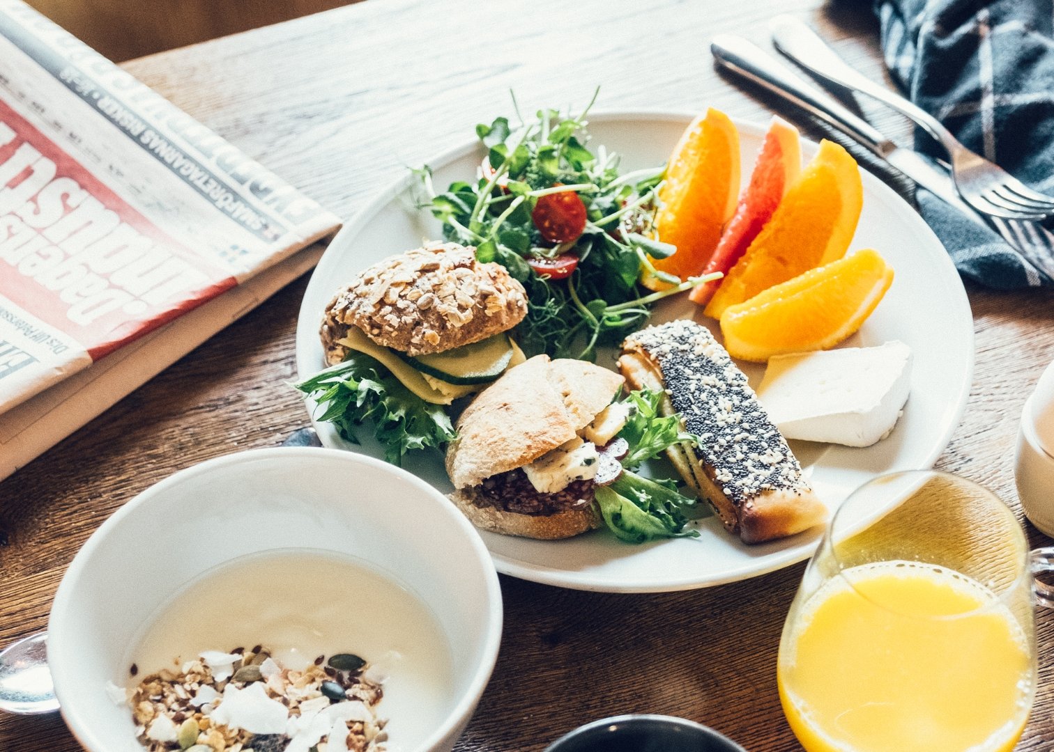 Breakfast & morning spa 09:00–13:00