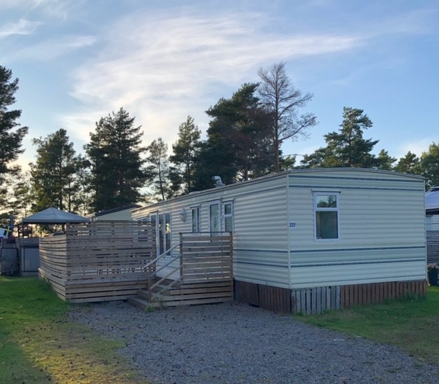 Static caravan "Villavagn No 222" (4 beds, WC/Shower)