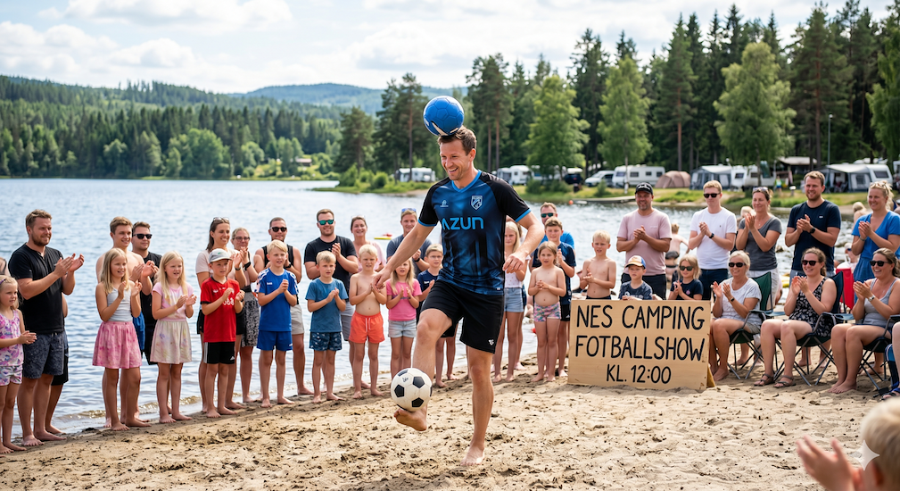 Fotballmagi på Nes Camping: Opplev Azun i aksjon!-image