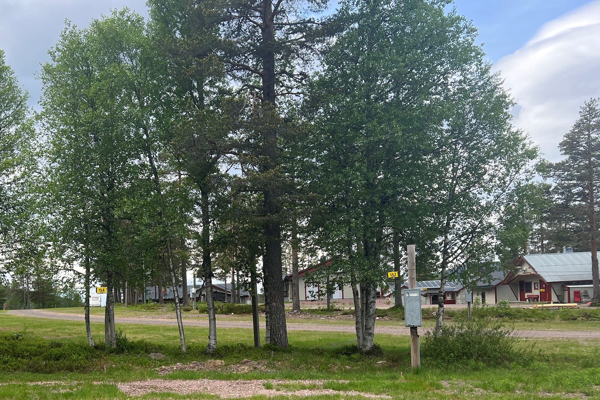 Campingstellplatz für Wohnwagen/Wohnmobil mit Strom Nr. 150