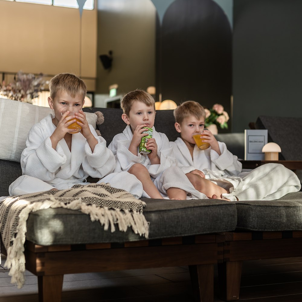 Barn på spa