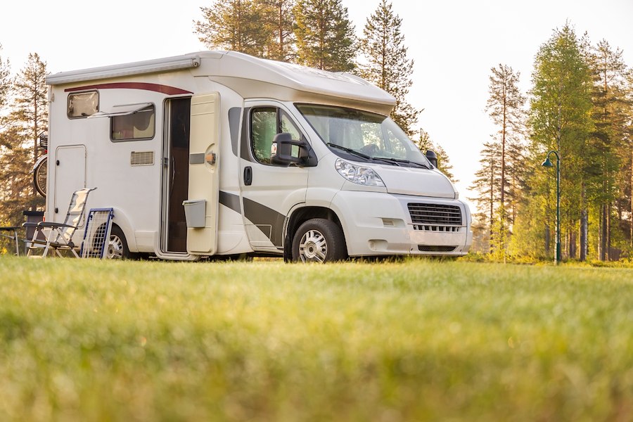 Motorhome pitch "Large" with electricity