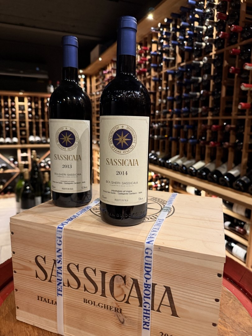 Källarens ikonviner Sassicaia 2013 vs 2014