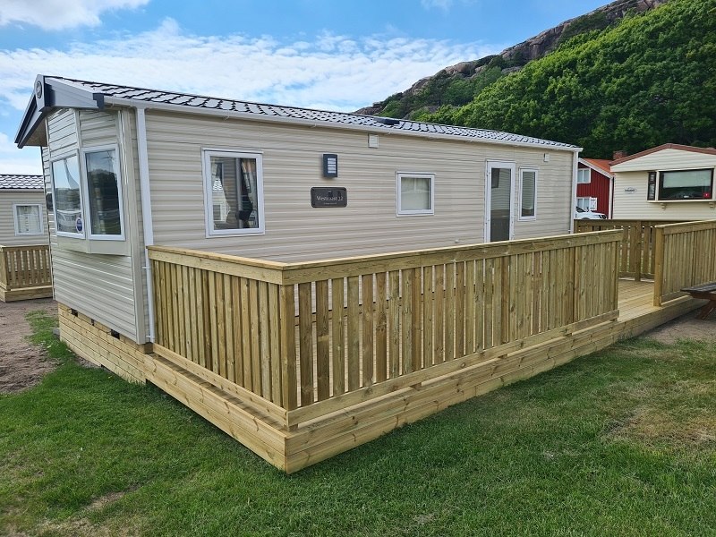Luxury caravan Queen Elisabeth (4 beds, WC/shower)