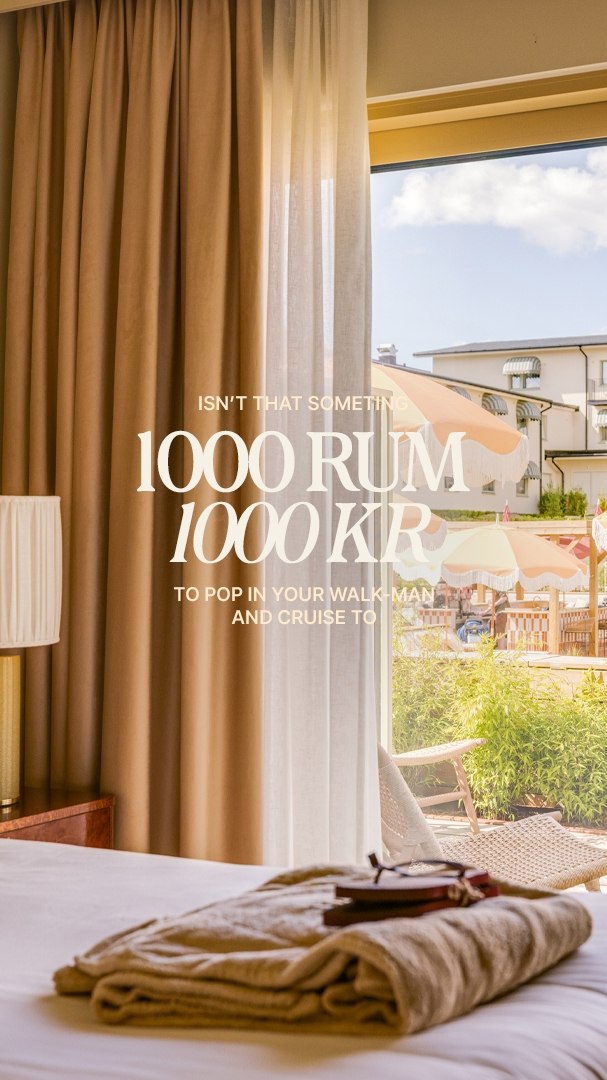 1000 rum - 1000 kronor