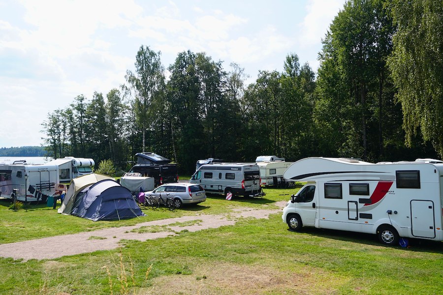 Camping pitch with electricity, max. 6 metres including drawbar