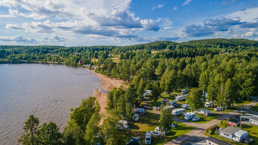 Camping pitch caravan/motorhome with electricity