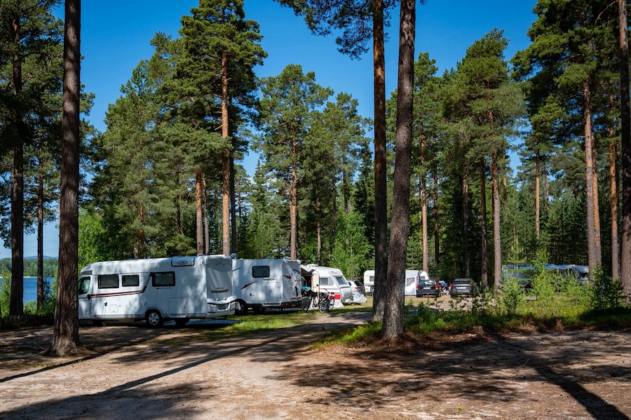 Camping pitch caravan/motorhome without electricity