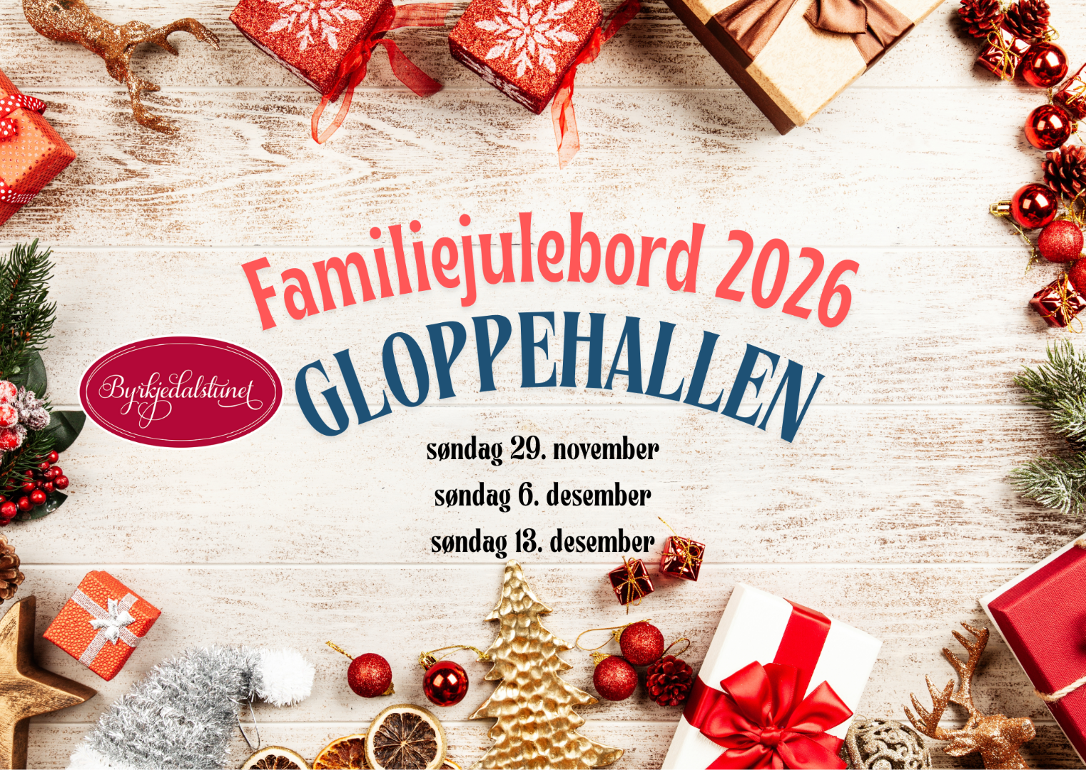 Christmas Buffet 2026 in Gloppehallen