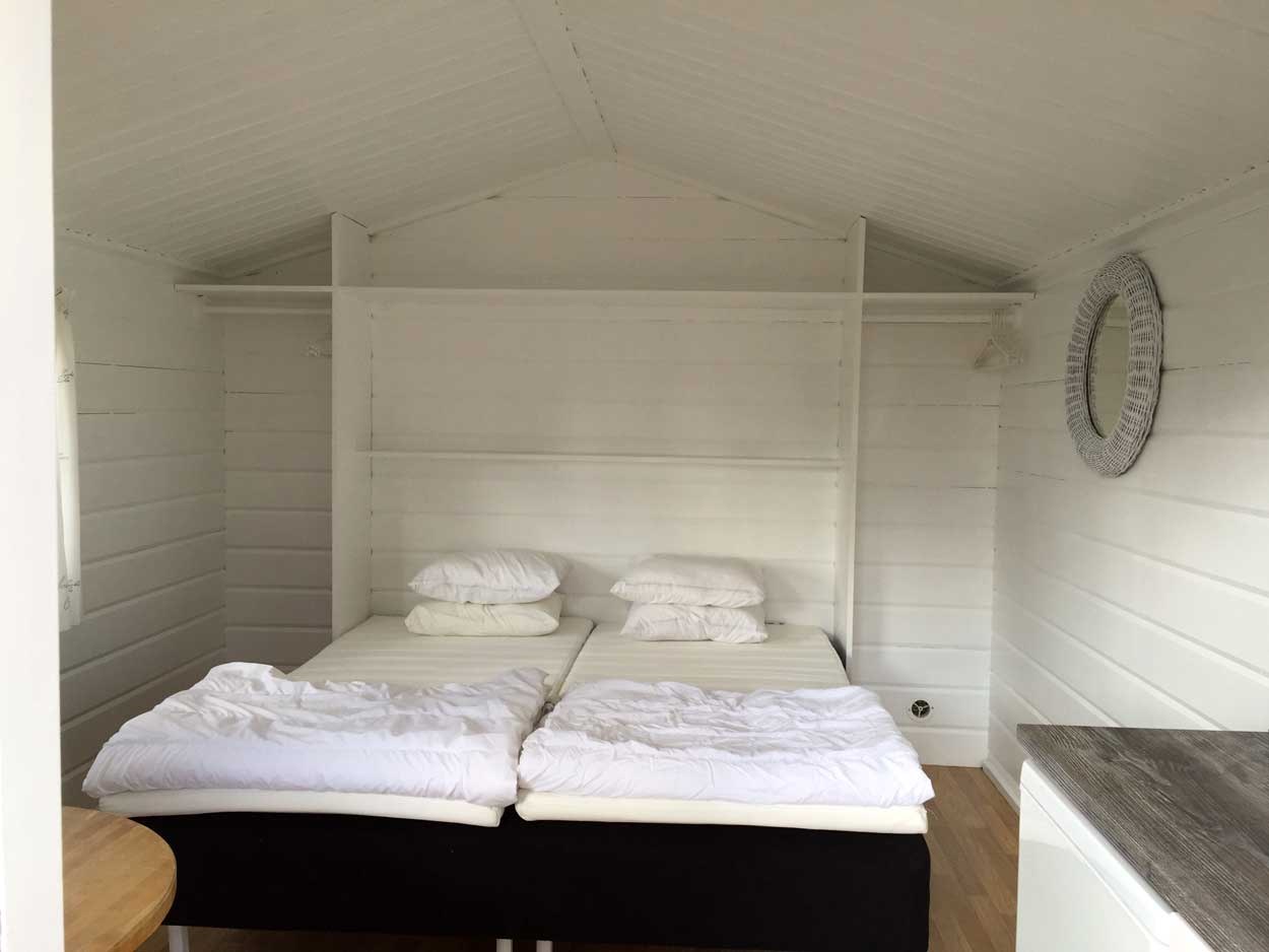 Campinghütte Nr. 7  ’Måsen’ (2 Betten, ohne WC/Dusche, Haustiere erlaubt)