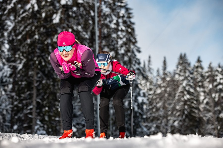 Skidglädje på berget