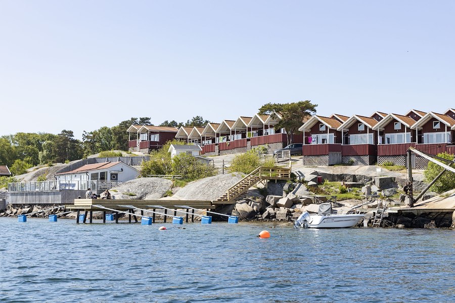 Sjöbodhütte 2 Betten mit meeresblick