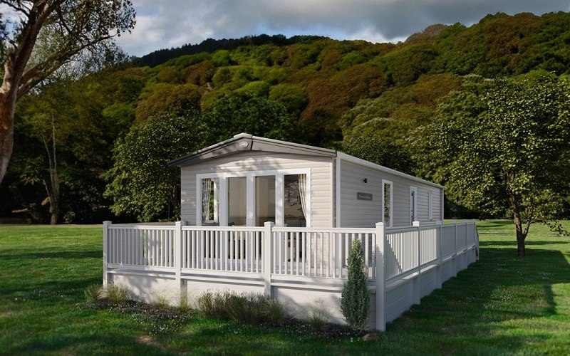 Mobilheim (6 Betten, WC/Dusche)