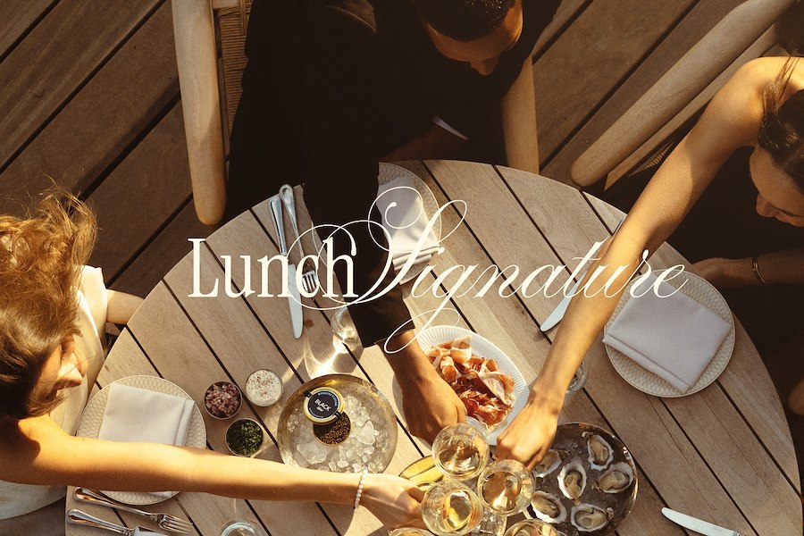 Lunch Signature menu 