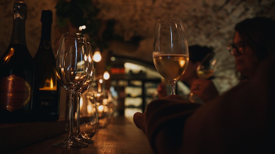 Champagne tasting