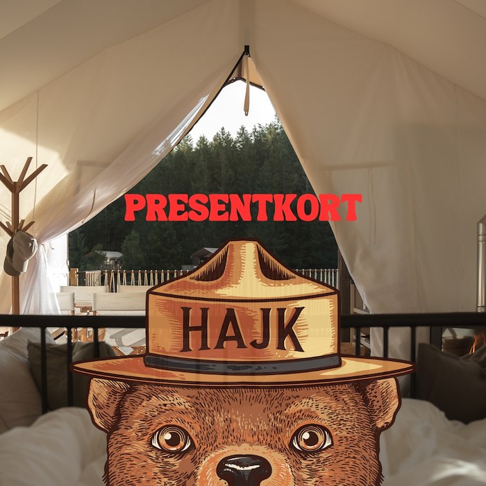 voucher-PRESENTKORT - HAJK ÖSTERLEN - VALFRITT BELOPP