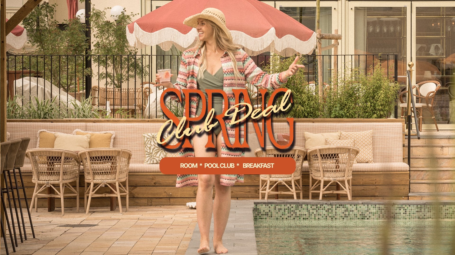 SPRING THING - Room, Breakfast & Pool Club