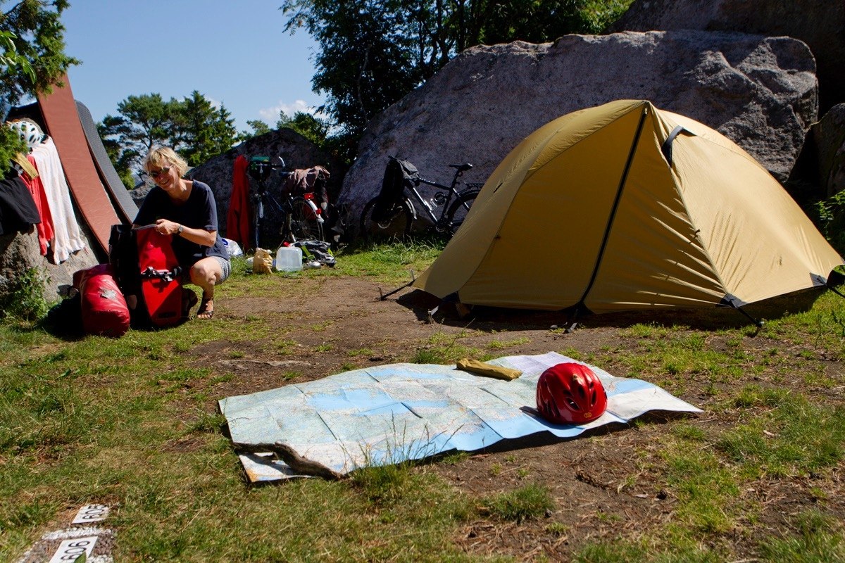 Zeltplatz 607 in „Lugnet“ – max. 3 x 3 Meter