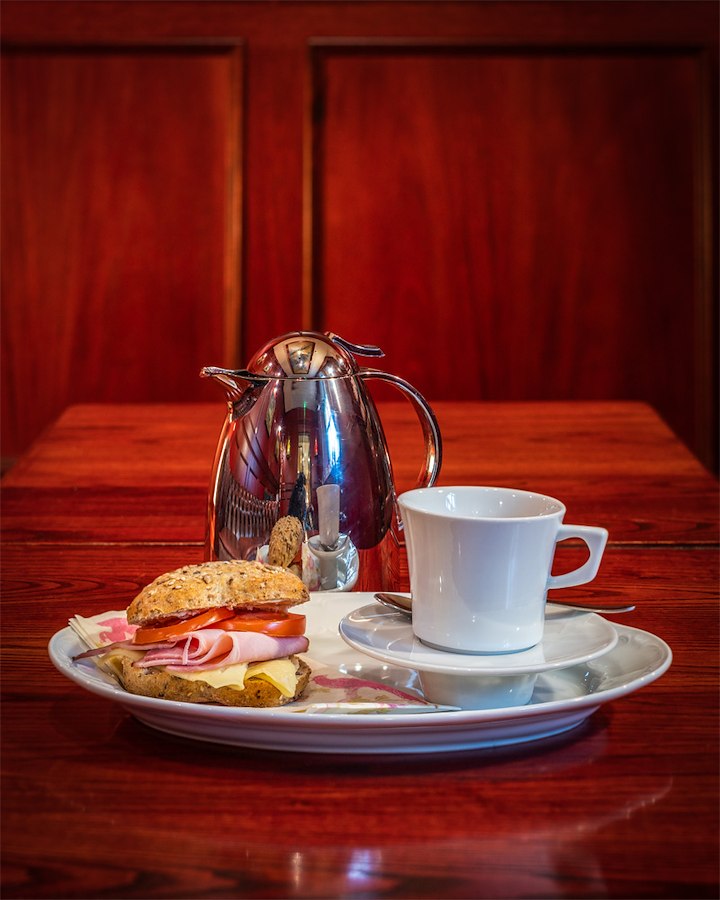 An Evening Sandwich with Tea or Coffee 