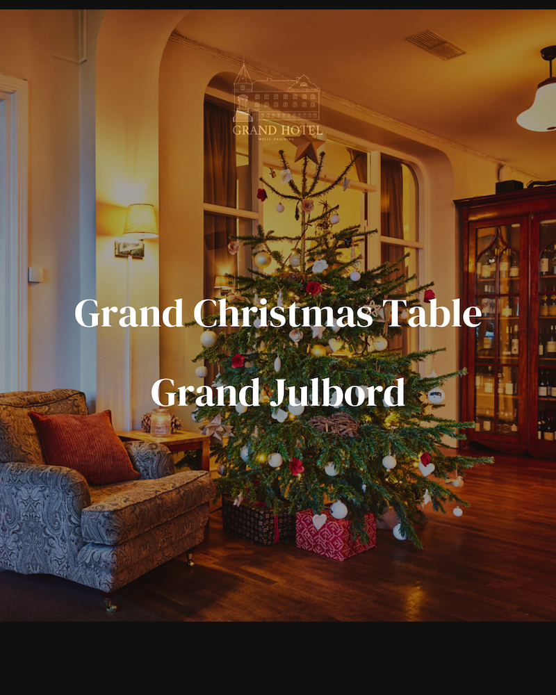 Julbord deluxe with a view på Grand i Mölle